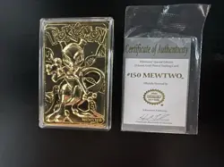 Vintage 1999 Nintendo ~MEWTWO ~23K Gold Plated, POKEMON Trading Card - Image 5