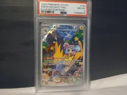 Iono's Kilowattrel 163/159 SV09 Journey Together IR Pokemon TCG Card PSA 8 - Image 1