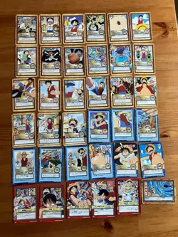 One Piece Carddass Hyper Battle Luffy 36-card Set - Image 1