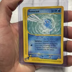 Pokemon TCG Card - Aquapolis 105/147 - REMORAID (common) - LP+ Vintage 2002 Vtg - Image 2