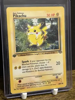 Pikachu 1st Edition Jungle 60/64 (Red Cheeks) - Pokemon Card - Excellent! 1999 - Image 4