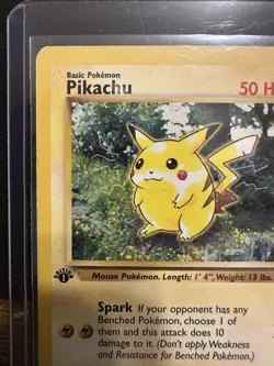 Pikachu 1st Edition Jungle 60/64 (Red Cheeks) - Pokemon Card - Excellent! 1999 - Image 5
