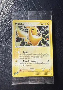 2003 SEALED 2 Card lot Pikachu 12 & Meowth 13 HOLO BlackStar Rare POKEMON Promos - Image 3