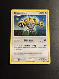 Regigigas 4/17 POP Series 9 Promo Holo Rare Pokemon Card LP - Image 1