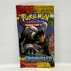Houndoom Heartgold HS Undaunted OPENED Pokemon Card Booster Pack - NO CARDS - Image 1