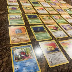 Vintage Bulk Base Cards Pokemon Card Pokemon 63 Cards Near Mint - Image 2