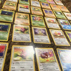Vintage Bulk Base Cards Pokemon Card Pokemon 63 Cards Near Mint - Image 3