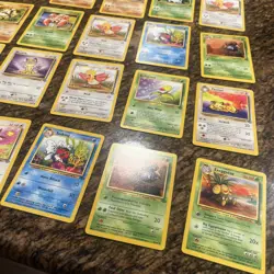 Vintage Bulk Base Cards Pokemon Card Pokemon 63 Cards Near Mint - Image 4