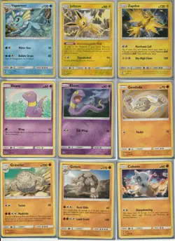 Pokemon 36 Card Lot Sun & Moon ERA Holo/Reverse Holo /Rare Hidden Fates Set - Image 3