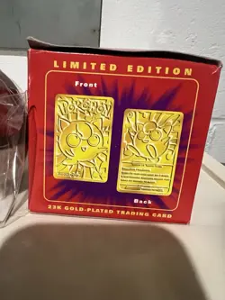 Pokemon Jigglypuff 23K Gold Plated Card 1999 Burger King Limited Edition SEALED - Image 3