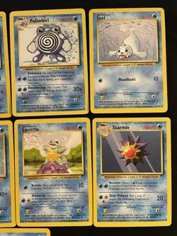 Pokemon TCG Base Set Unlimited Water Energy 9 Card LP-NM Non Holo - Image 3