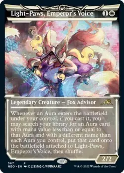 MTG English Light-Paws, Emperor's Voice (Showcase) NM Foil - Image 1