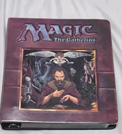 Vintage Magic the Gathering Card Lot W/ Vintage Binder! Huge Lot Of Vintage Mtg - Image 1
