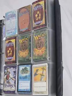 Vintage Magic the Gathering Card Lot W/ Vintage Binder! Huge Lot Of Vintage Mtg - Image 2