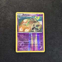 Pokemon TCG BREAKthrough Beheeyem Reverse Holo Card 74/162 - Image 1