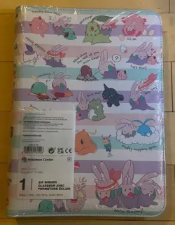 We're Goomy Zip Binder Sealed New Pokemon Center Exclusive 9 Pocket 360 Cards - Image 1