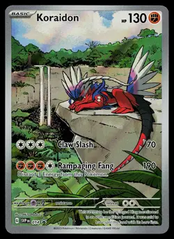 Pokemon Card - Koraidon Scarlet & Violet Promo 014 Holo Illustration Rare - Image 1