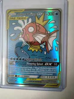 2019 Magikarp Wailord Tag Team GX Alternative Art Card 161/181 Mint Condition - Image 1