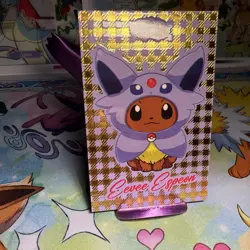 Box Hit Gold Holo Eevee Poncho Espeon Let’s Go Eevee Card Database - Image 2