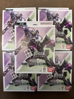 Gundam Card Game TCG ST07 Starter Deck Gundam 00 Theme Factory Sealed - Image 1