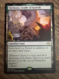 Magic the Gathering Yavimaya, Cradle of Growth Modern Horizons 2 Regular - Image 1