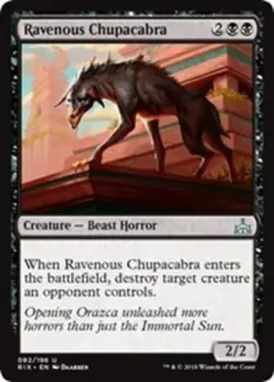 4x Ravenous Chupacabra NM-Mint, English Rivals of Ixalan MTG Magic - Image 1