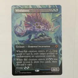 Wistfulness (Borderless) Lorwyn Eclipsed Mythic NM ECL MTG - Image 1