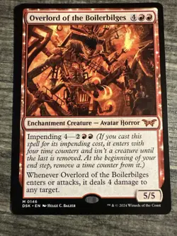 1x MTG Overlord of the Boilerbilges - Duskmourn Mythic! NM Mint! - Image 1