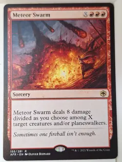 Meteor Swarm- Adventures in the Forgotten Realms- Magic the Gathering MTG Nice! - Image 1