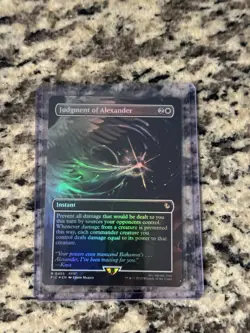 Judgment of Alexander (Borderless FOIL) MTG Commander: Final Fantasy - NM - Image 1
