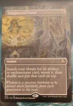 Enlightened Tutor (Borderless) Dominaria Remastered Regular - Image 1