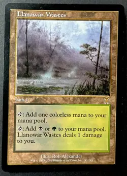 Llanowar Wastes 141/143 - Apocalypse - Magic The Gathering 2001 - Image 1
