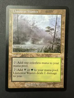 Llanowar Wastes 141/143 - Apocalypse - Magic The Gathering 2001 - Image 2