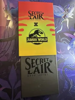 Brachiosaurus FOIL MTG Jurassic World Secret Lair Seal with SLD Box - Image 4