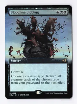 Bloodline Bidding (Extended Art) (Foil) 0359 (R) MTG Lorwyn Eclipsed (ECL) - Image 1