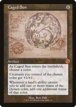 NM Caged Sun, MTG, The Brothers' War Retro Artifacts, Magic, 72 - Image 1