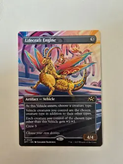 x1 Lifecraft Engine - Borderless R MTG Aetherdrift M/NM, English - Image 1