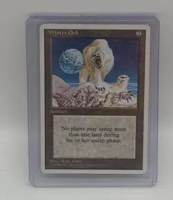 4th Edition MTG 1 Winter Orb Magic LP - Image 1