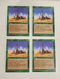 MTG Playset 4x Crumble (4th Edition/Green/U) - BGM - Image 1
