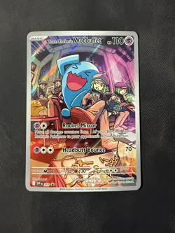 Team Rocket's Wobbuffet 203 SV: Scarlet & Violet Promo Card NM - Image 1