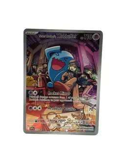 Team Rocket's Wobbuffet 203 Sv: Scarlet & Violet Promo Holo Pokemon Card NM A3 - Image 1