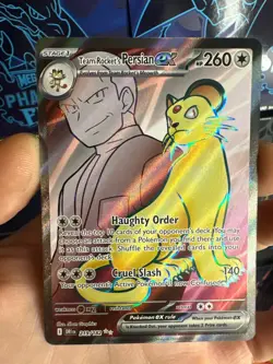 Team Rocket's Persian ex 219/182 Sv10: Destined Rivals Holo Pokemon Card - Image 3