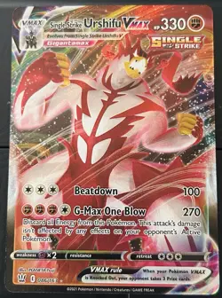 Pokemon TCG Single Strike Urshifu VMAX 86/163 Battle Styles - Image 1
