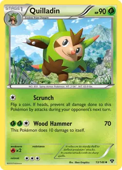 Quilladin 13/146 XY Pokemon Card LP - Image 1