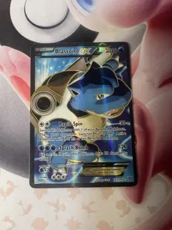Pokemon TCG Blastoise EX Full Art Holo Ultra Rare Card 142/146 XY Base Set HP/MP - Image 1