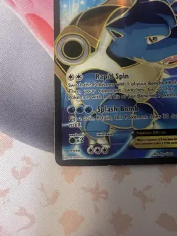 Pokemon TCG Blastoise EX Full Art Holo Ultra Rare Card 142/146 XY Base Set HP/MP - Image 3