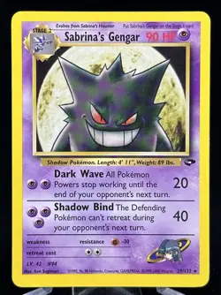 Pokemon - Sabrina’s Gengar - #29/132 - Gym Challenge - Image 1
