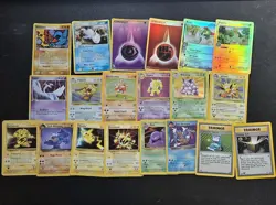Pokemon Bundle Joblot - 20x WOTC Rares Holos Promos HP & 2x Ditto Cards - Image 1