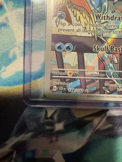 Pokemon TCG Squirtle Stellar Crown Illustration Card 148/142 2024 NM - Image 5