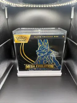 Pokemon TCG Mega Evolutions Elite Trainer Box LUCARIO + Target Case - Image 1